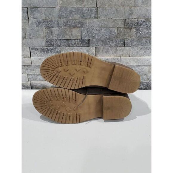 STEVE MADDEN RAWLINGS BOOTS COLOR GRAY LEATHER UPPER SIZE 6M - Picture 4 of 9